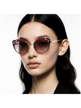 Miu Miu MU 57TS HB5GR0 3N Metal Women Noir sunglasses New
